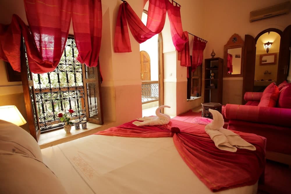 Riad White Flowers — Marrakech